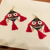 khoj city Puri Jagannath Handpainted (Earrings) - 001