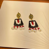 khoj city Puri Jagannath Handpainted (Earrings) - 003