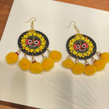 khoj city Puri Jagannath Handpainted (Earrings) - 004 (Copy)