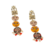 khoj city Puri Jagannath Handpainted (Earrings) - 006