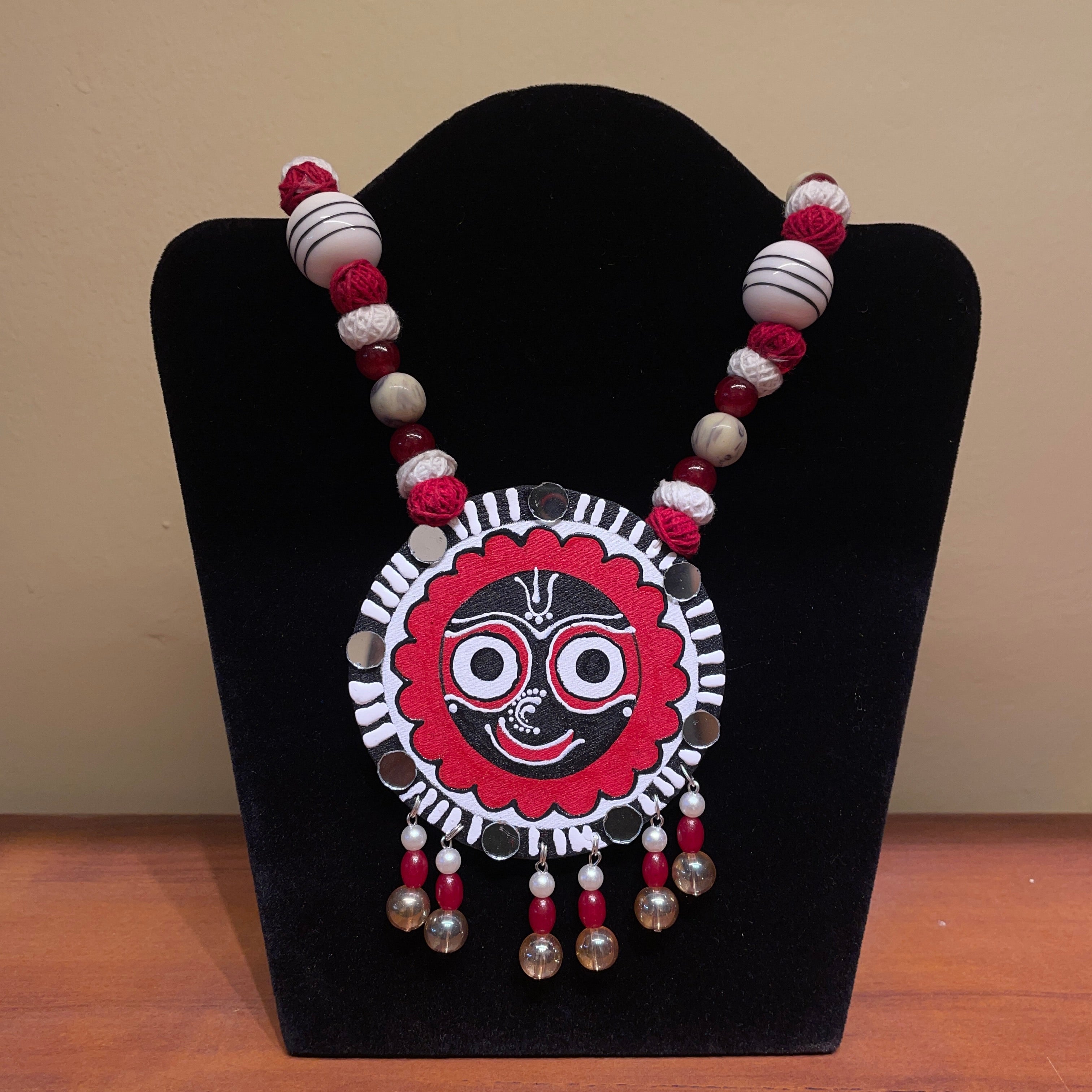 khoj city Puri Jagannath Handpainted (Earrings) - 007