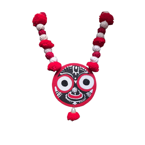 khoj city Puri Jagannath Handpainted (Necklace) - 008