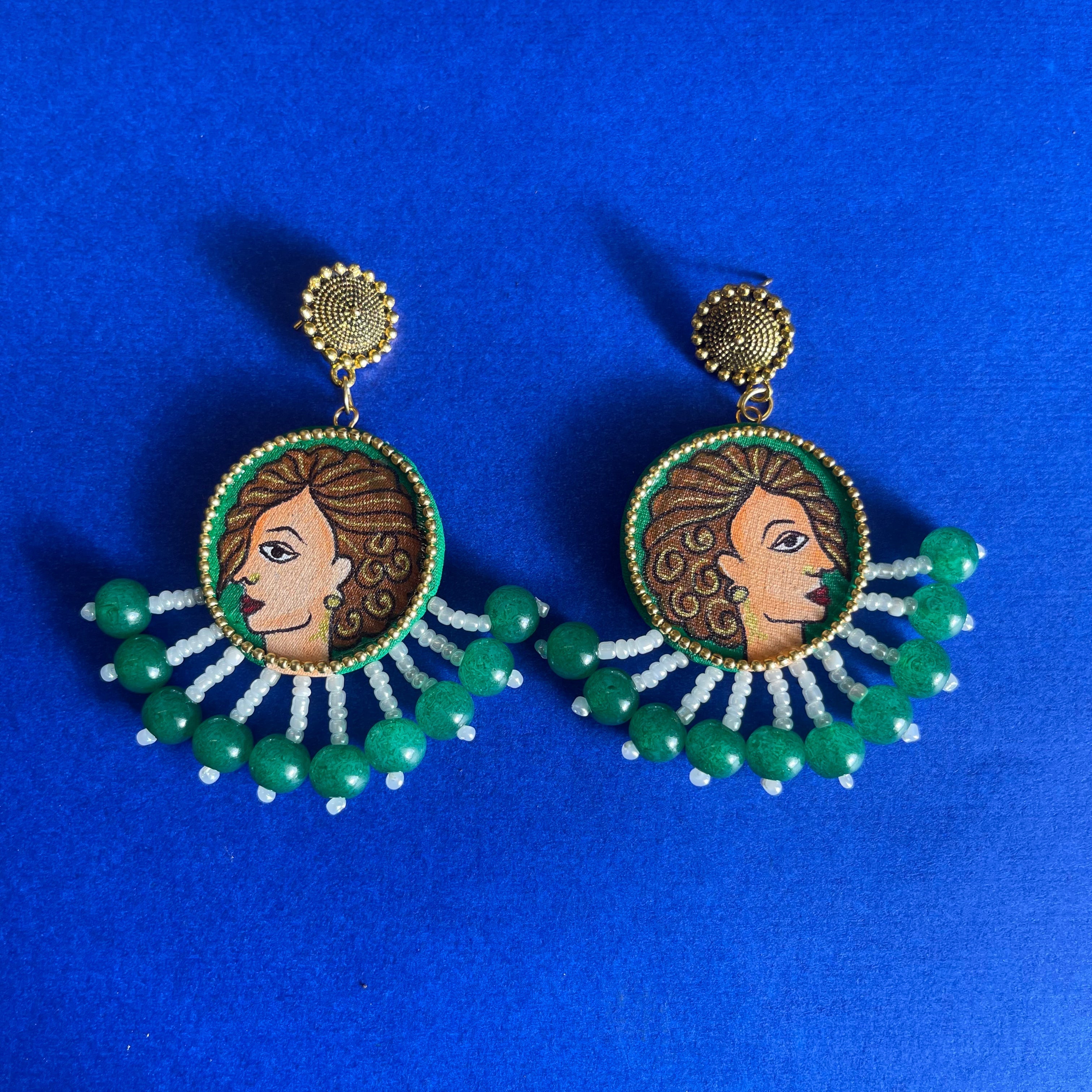 khoj city Roop Handpainted (Earrings)