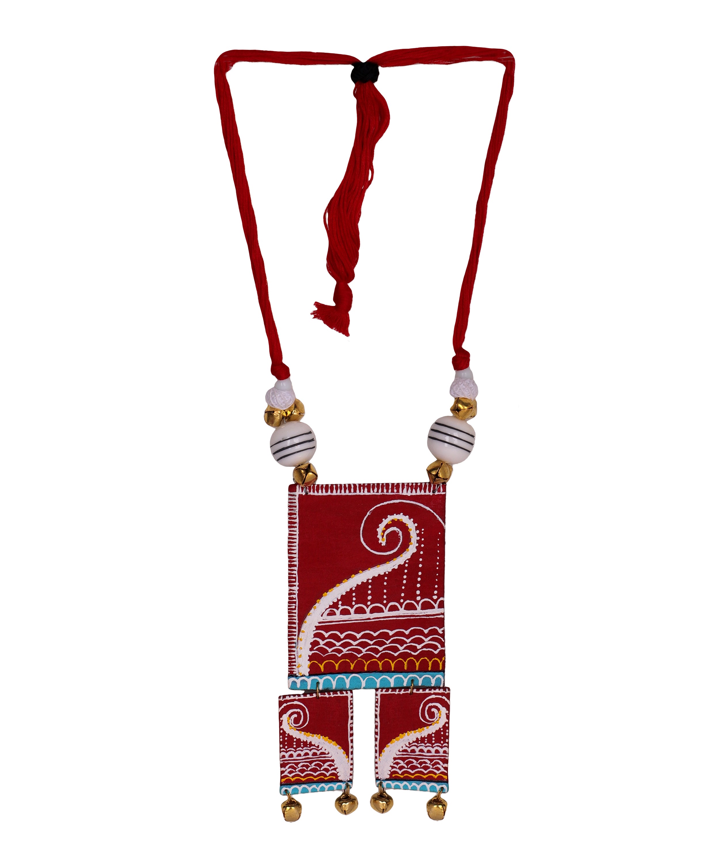 khoj city Saar Prateek Classic Multi Color Hand Painted (Necklace) HP-NP-091