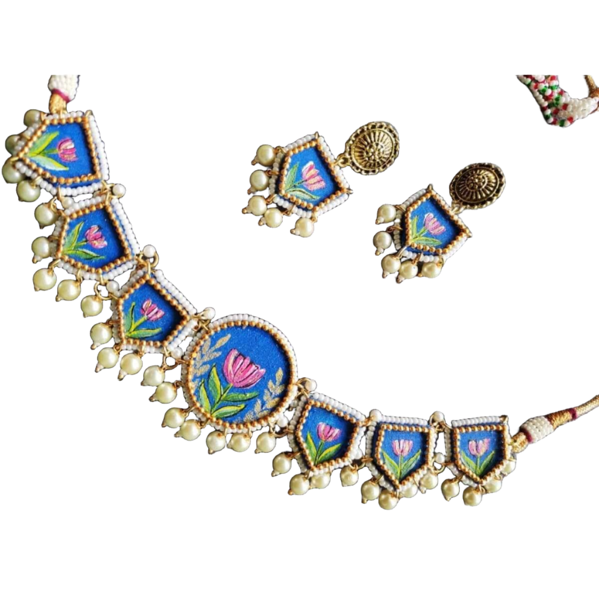 khoj city Waffa Handpainted (Choker) Set