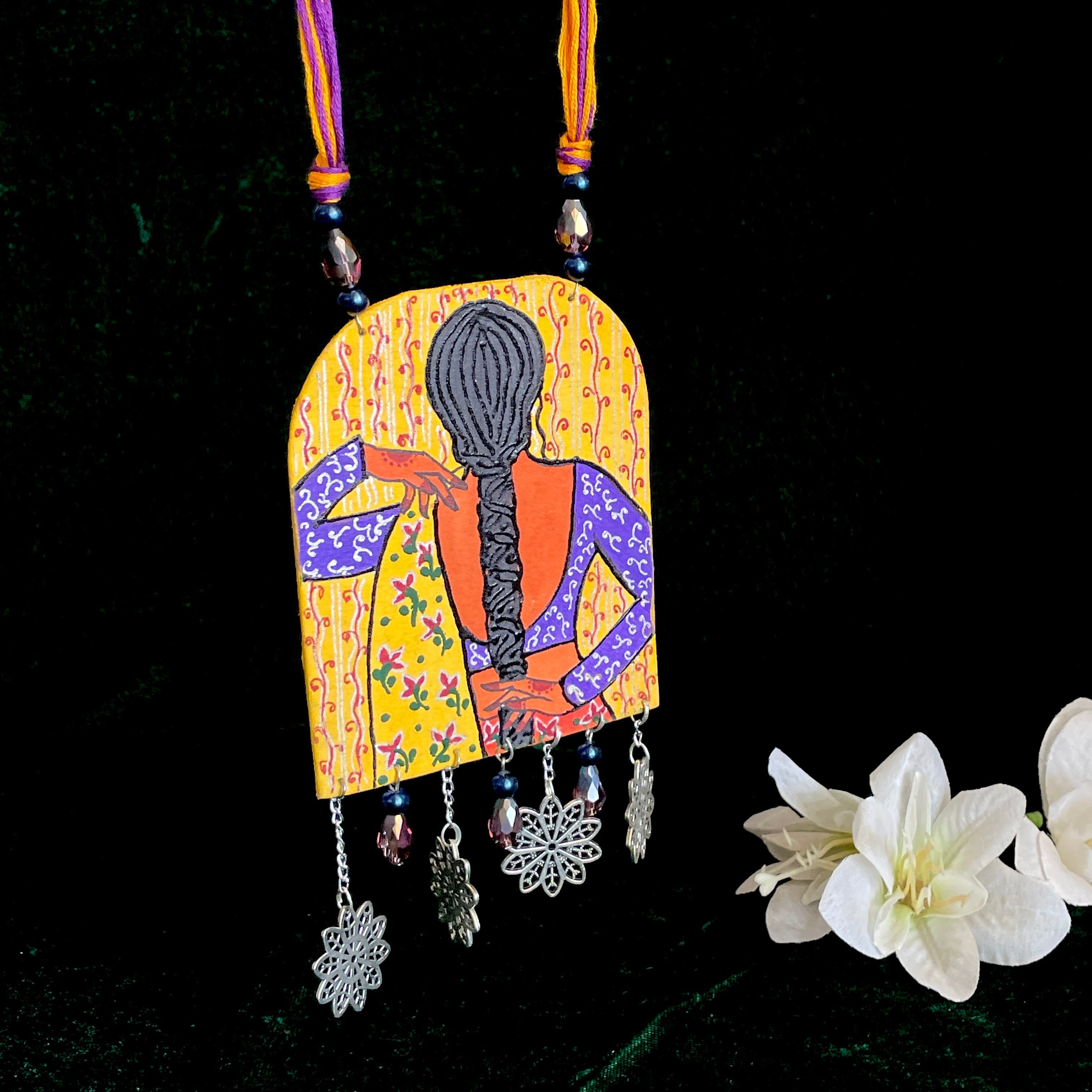 khoj city Womaniaa Hand Painted -001 (Earrings)