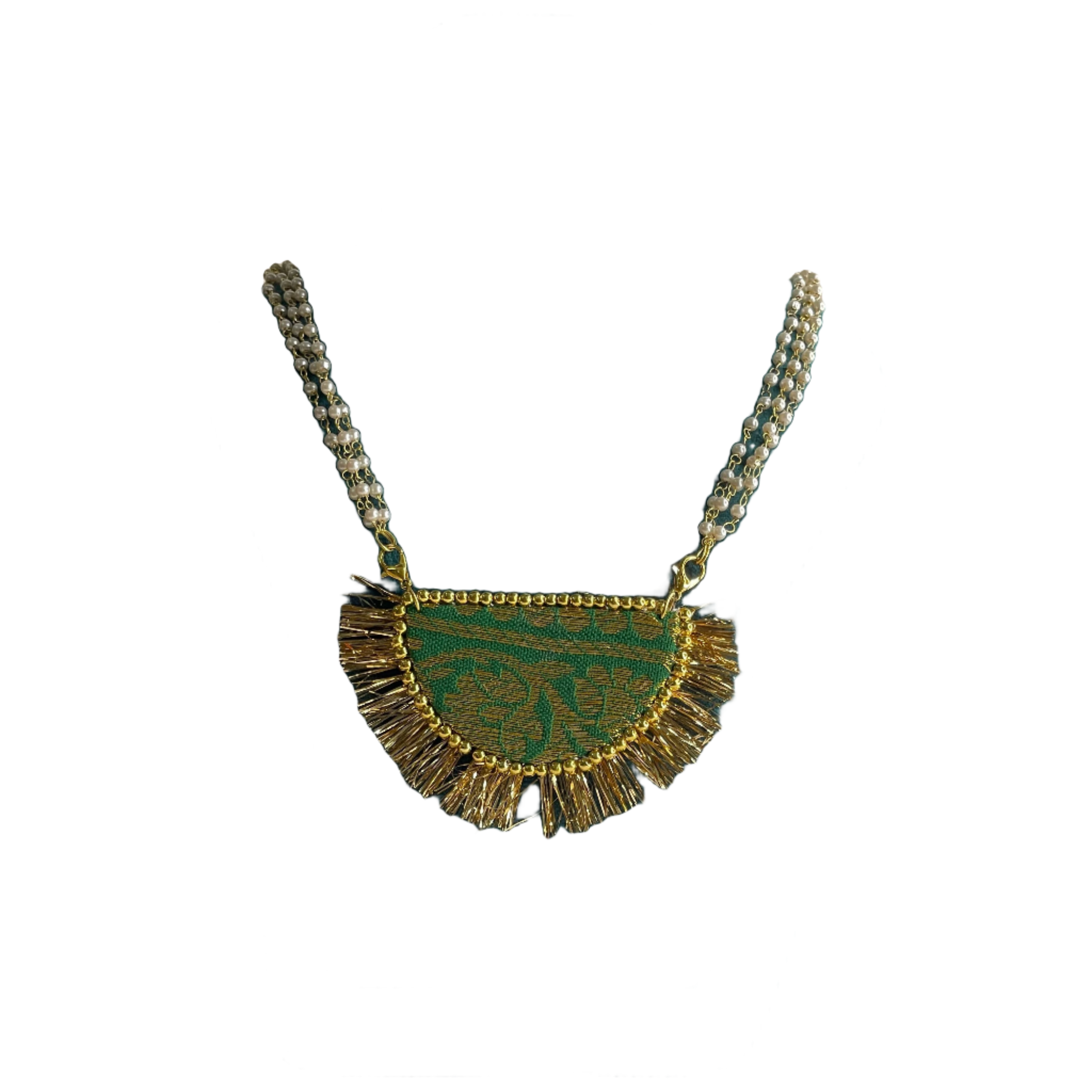 khoj city Zari Multi Color Handmade (Necklace) HM-NP-018