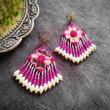 Harper Handcrafted Purple (Earrings) - KHOJ.CITY